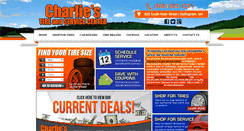 Desktop Screenshot of charlietire.com